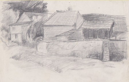 Monok; 30x21cm; papír,ceruza